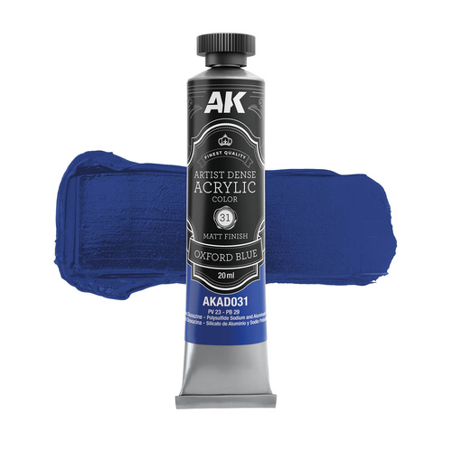 AK Interactive Artistic Dense Acrylic - Oxford Blue