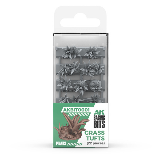 AK Interactive Basing Bits - Grass Tufts (22)
