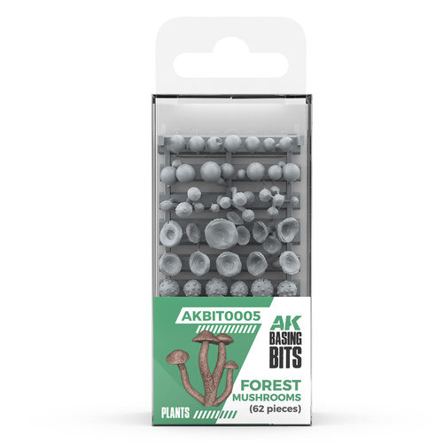 AK Interactive Basing Bits - Forest Mushrooms (63)