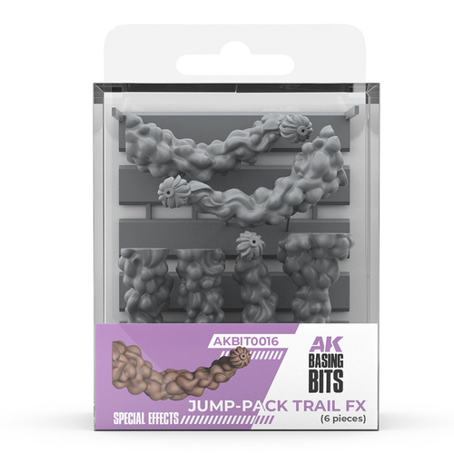 AK Interactive Basing Bits - Jump-Pack Trail Fx (6)
