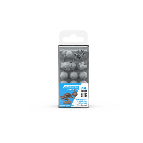 AK Interactive Basing Bits: Japanese Lamps & Bonsai