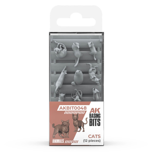 AK Interactive Basing Bits: Cats (12)