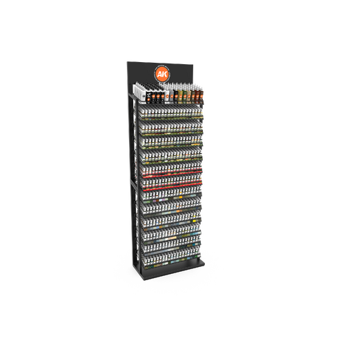 AK Interactive Display: 3Gen Acrylic AFV + Figure + Air Series