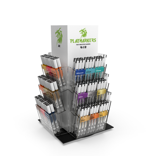 AK Interactive Playmarkers Rotating Display - 432 Playmarkers