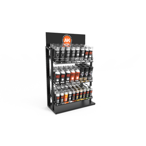 AK Interactive Display: Sprays Table Display