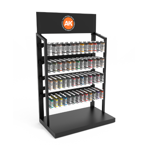 AK Interactive Display: ABT 502 Oils Table Display