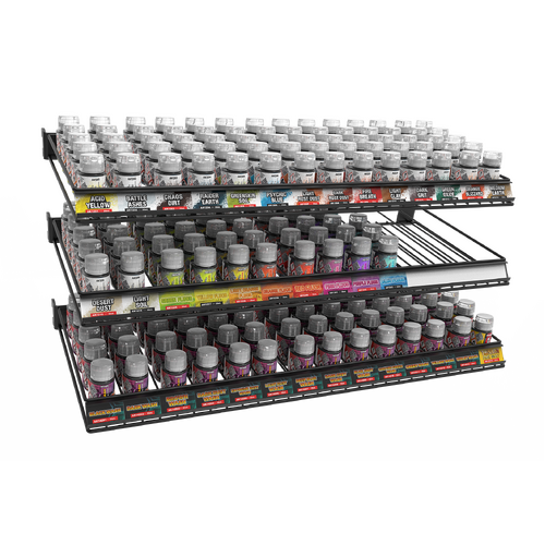 AK Interactive Display Module: Wargame Liquid Pigments & Wargame Washes Module