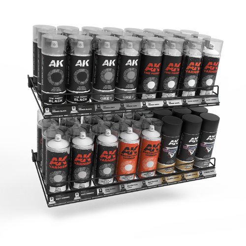 AK Interactive Display Module: Sprays Wargame Module