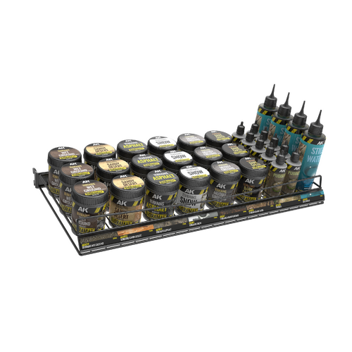 AK Interactive Display Module: Top Dioramas 250ml + Puddles + Still Water Module