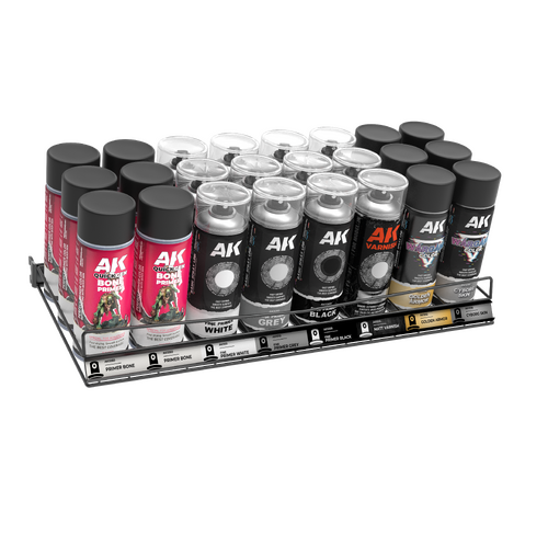 AK Interactive Display Module: Wargame Basic Sprays