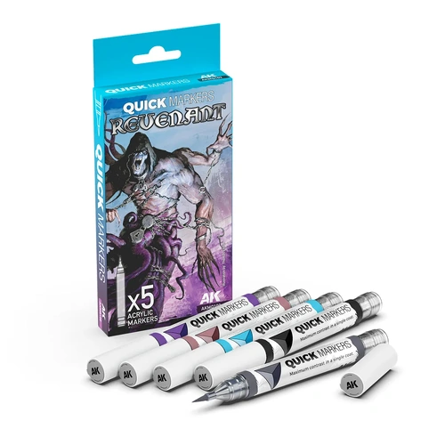 AK Interactive Quick Marker Set: Revenant  - 5 Colour Set