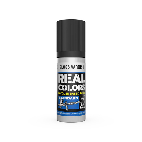AK Interactive Real Colors: Gloss Varnish - 17ml Lacquer Paint