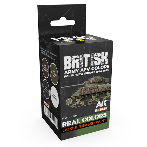 AK Interactive Real Colors Set: British Army AFV Colours