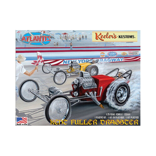 Atlantis 1/25 Keelers Kustom's Kent Fuller Dragster Plastic Model Kit