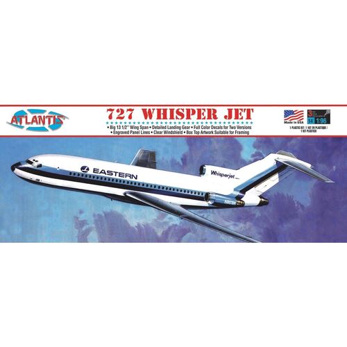 *DISC*Atlantis 1/96 727 Whisper Jet Airliner Eastern [A351]