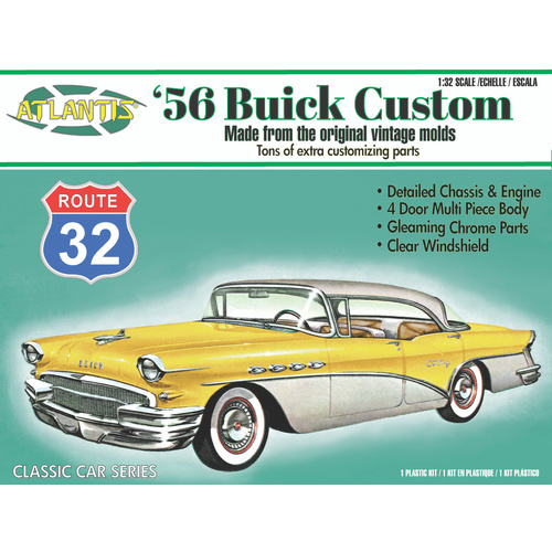Atlantis Models 1/32 1956 Buick Riviera Customizing Plastic Model Kit