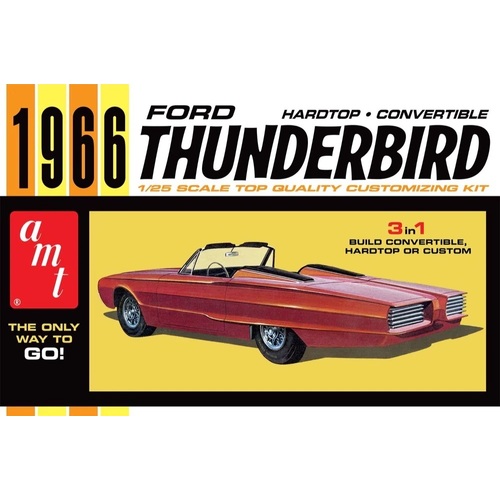 AMT 1/25 1966 Ford Thunderbird Hardtop/Convertible Plastic Model Kit