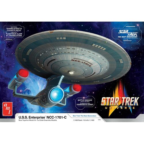 AMT 1/1400 Star Trek U.S.S. Enterprise NCC-1701-C Plastic Model Kit