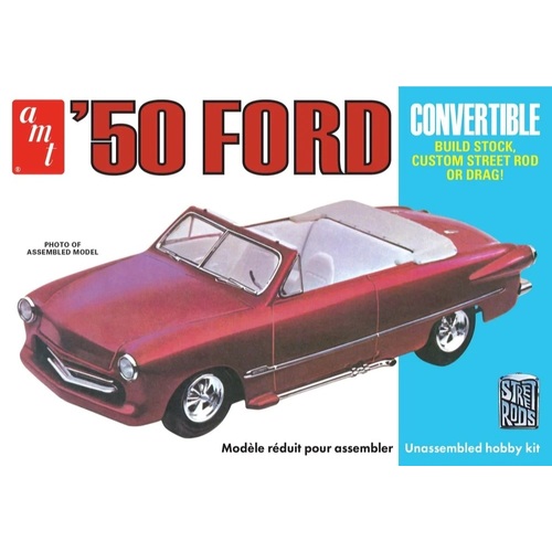 AMT 1/25 1950 Ford Convertible Street Rods Edition Plastic Model Kit