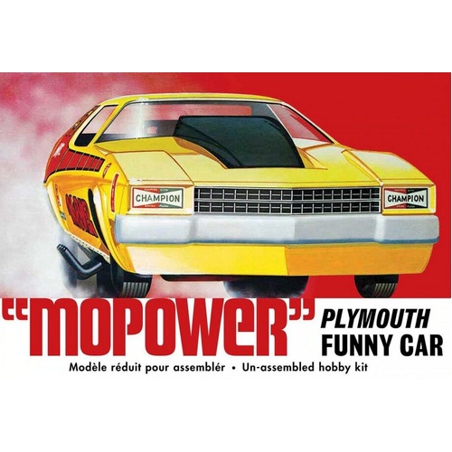 AMT 1/25 "Mopower" Plymouth Funny Car Plastic Model Kit