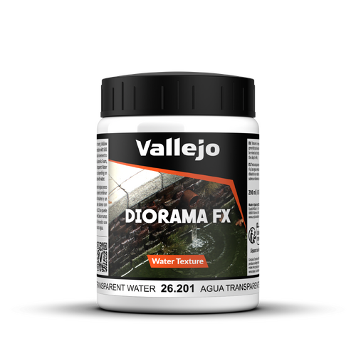 Vallejo Diorama FX Water Textures Transparent water (Colourless) 200ml