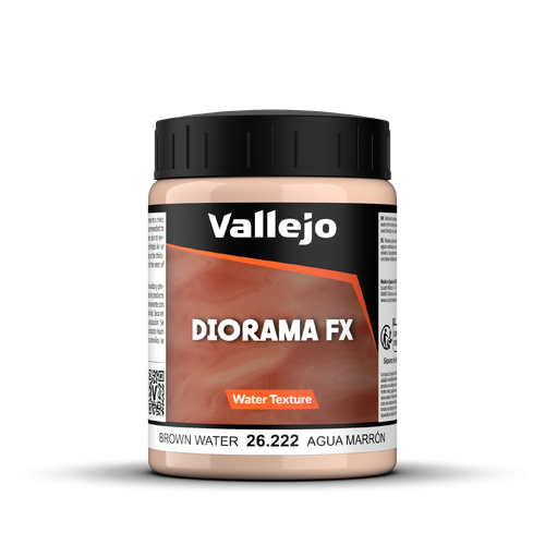 Vallejo Diorama FX Water Textures Brown Water 200ml