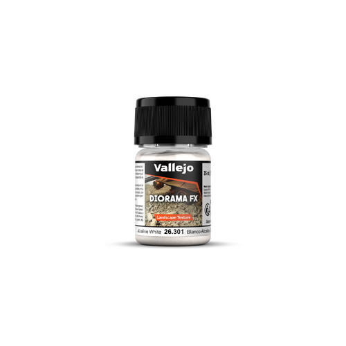 Vallejo Diorama FX Landscape Textures Alkaline White 35ml (0.5-1mm)