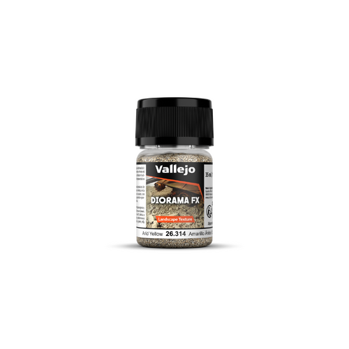Vallejo Diorama FX Landscape Textures Arid Yellow 35ml (0.5-2mm)
