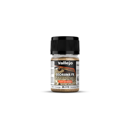 Vallejo Diorama FX Landscape Textures Warm Orange 35ml (0.1-0.6mm)