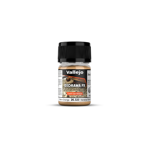 Vallejo Diorama FX Landscape Textures Warm Orange 35ml (0.1-1mm)