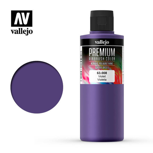 *DISC*Vallejo 63008 Premium Color Violet 200 ml.