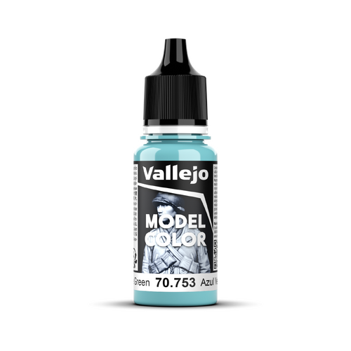 Vallejo Model Colour #068 - Light Blue Green - 18 ml Matt Acrylic Paint