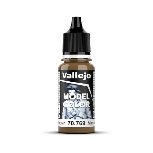 Vallejo Model Colour #148 - Mustard Brown - 18 ml Matt Acrylic Paint