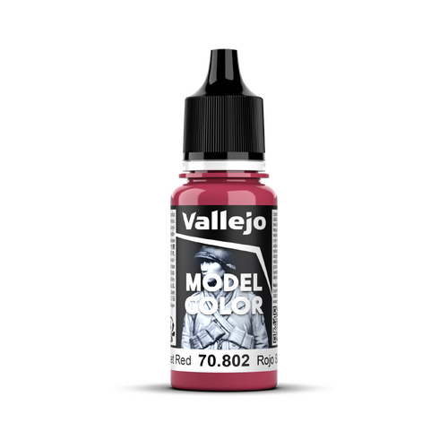 Vallejo Model Colour #045 - Sunset Red - 18 ml Matt Acrylic Paint