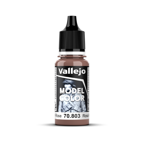 Vallejo Model Colour #010 - Brown Rose - 18 ml Matt Acrylic Paint