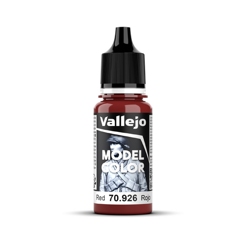 Vallejo Model Colour #034 - Red - 18 ml Matt Acrylic Paint