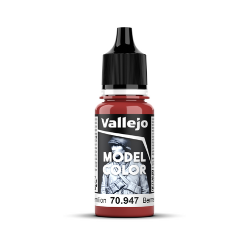 Vallejo Model Colour #038 - Dark Vermilion - 18 ml Matt Acrylic Paint