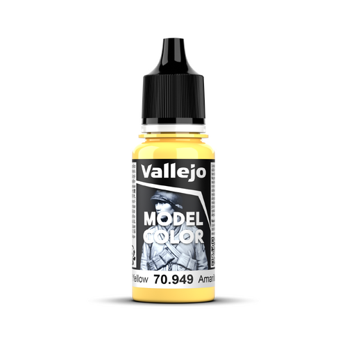 Vallejo Model Colour #024 - Light Yellow - 18 ml Matt Acrylic Paint
