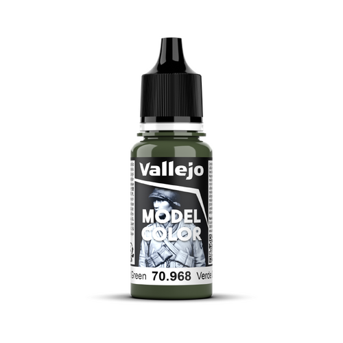 Vallejo Model Colour #088 - Flat Green - 18 ml Matt Acrylic Paint