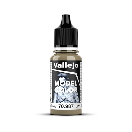 Vallejo Model Colour #112 - Medium Grey - 18 ml Matt Acrylic Paint