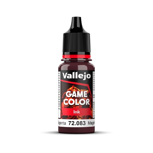 Vallejo Game Colour Ink Magenta 18ml Acrylic Paint - New Formulation