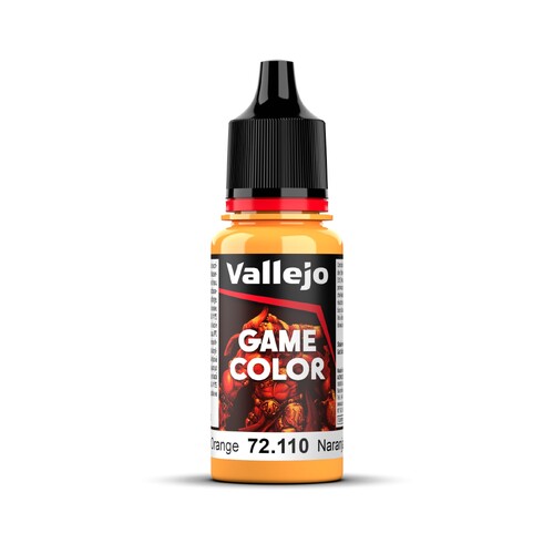 Vallejo Game Colour Sunset Orange 18ml Acrylic Paint - New Formulation