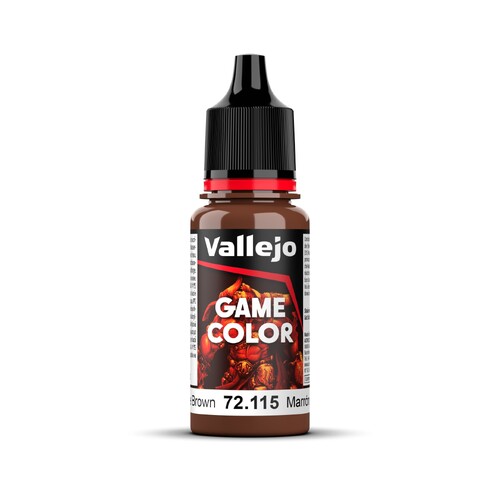 Vallejo Game Colour Grunge Brown 18ml Acrylic Paint - New Formulation