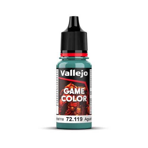 Vallejo Game Colour Aquamarine 18ml Acrylic Paint - New Formulation
