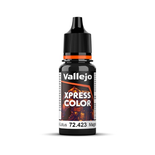 Vallejo Game Colour Xpress Color Black Lotus 18ml Acrylic Paint - New Formulation