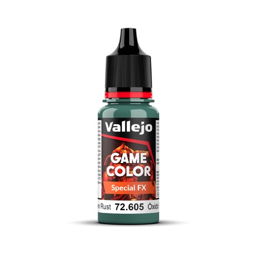 Vallejo Game Colour Special FX Green Rust 18ml Acrylic Paint - New Formulation