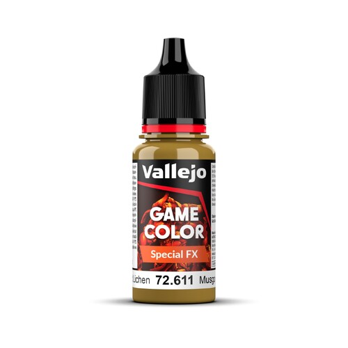 Vallejo Game Colour Special FX Moss and Lichen 18ml Acrylic Paint - New Formulation