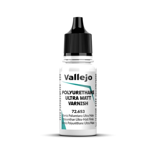 Vallejo Game Colour Polyurethane Ultra Matt Varnish 18ml Acrylic Paint - New Formulation