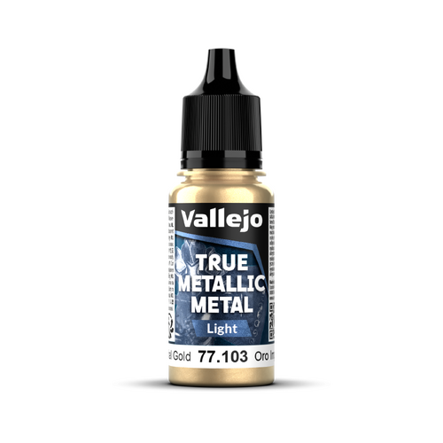 Vallejo True Metallic Metal: Light - Imperial Gold 18 ml