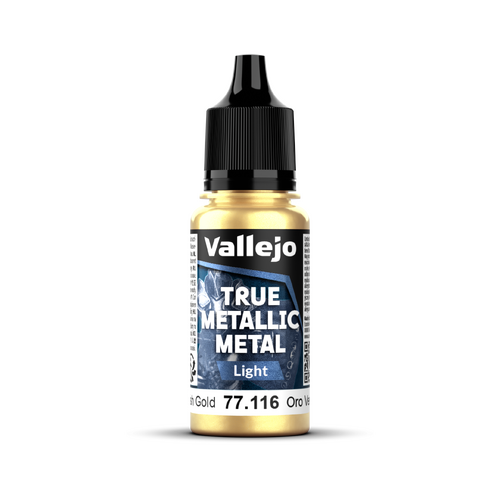 Vallejo True Metallic Metal: Light - Greenish Gold 18 ml